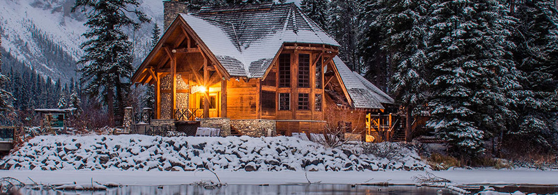 chalet dans les montagnes